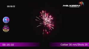 Фейерверк (салют) SHOCK 25 залпов SB-25-02 Maxsem