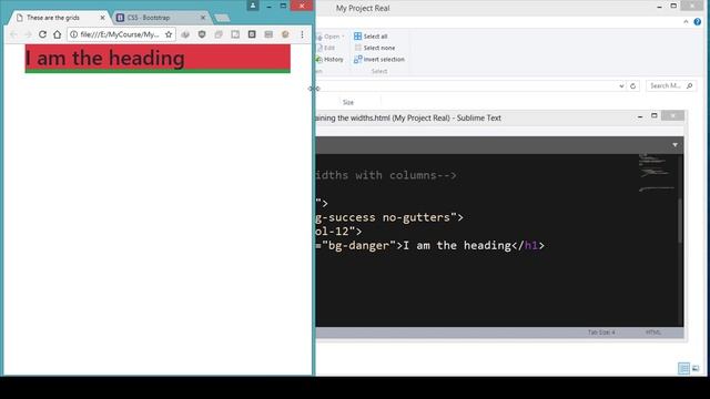 03. Maintaining the widths in Bootstrap смотреть онлайн