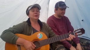 Наталья Гаврюшова и Константин Кривошеин - Век не стрижен пес Барбос (cover) @ Жемяна 2019