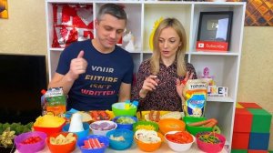 Самый НЕОБЫЧНЫЙ БУРГЕР Челлендж / Family Show