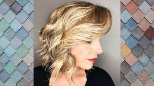 ОМОЛАЖИВАЮЩАЯ СТРИЖКА ДЛЯ ЖЕНЩИН 40-50 ЛЕТ:ВОЛНИСТЫЙ БОБ-2020 / WAVY BOB FOR WOMEN 40-50 YEARS OLD