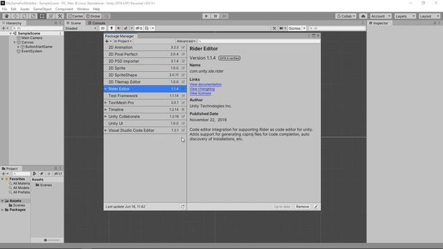 Device Simulator - Установка + Package Manager