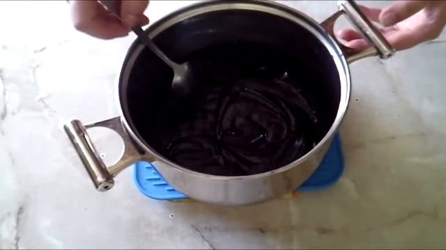Как сделать черный крем для торта, без красителя.