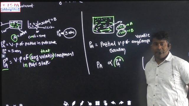 Raoults Law For Soluation Contaning Volatile Solute In Volatile Solvent || By Manoj sir смотреть онлайн