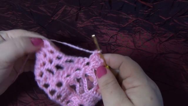 Как связать ажурную отделку для юбки крючком. МК. смотреть онлайн