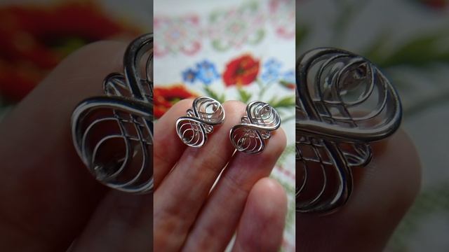 Серебряные серьги