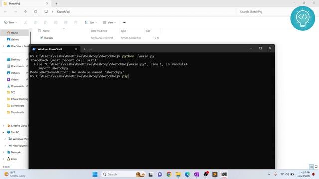 How to Install SketchPY in Python (in 1 minute)