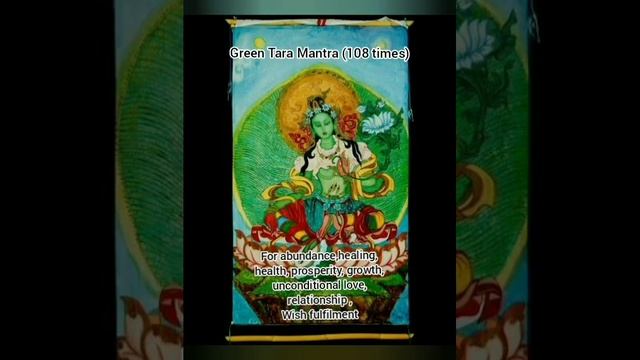 Green Tara Mantra|?✨❤️ Growth|Wishfullfilment|Abundance| Listen Daily! Magical Mantra