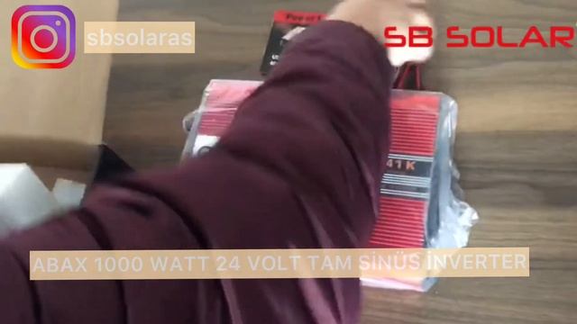 ABAX 1000 WATT 24 VOLT TAM SİNÜS İNVERTER GENEL BAKIŞ смотреть онлайн