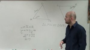 Learning to Find the Value of X and Y from Congruent Triangles