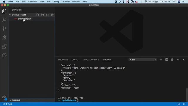Cypress Cucumber Tutorial #1 - Project Setup смотреть онлайн