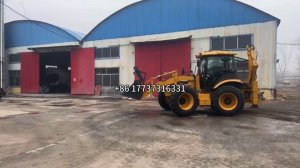 Работа экскаватора погрузчика388Н#китайский#китай#экскаватор#погрузчик#экскаваторпогрузчик