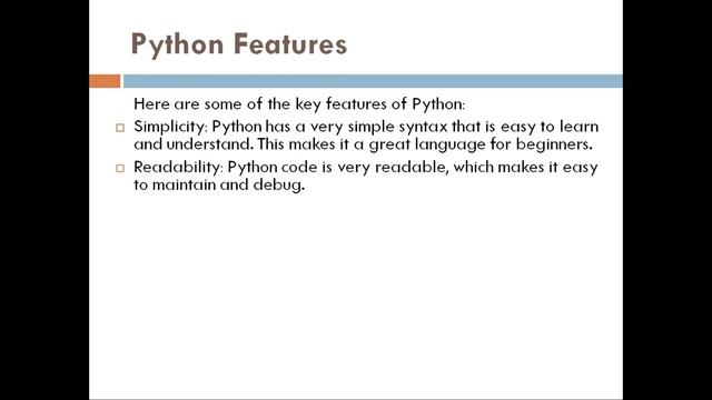 Python Features |  What are the main features of Python | Technical Majid