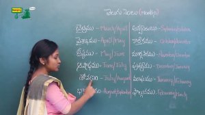 నెలల పేరు తెలుసుకోండి | Learn the Name of the Months | Learn Telugu | Desi Engine India