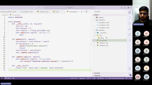 Live Session 7: Programming, Data Structures And Algorithms Using Python (NPTEL)