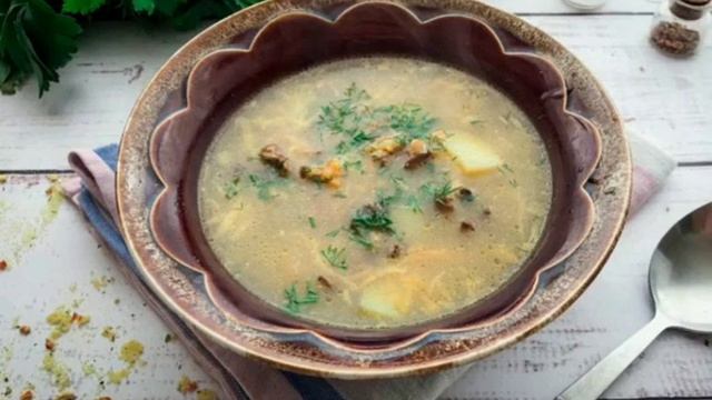 Грибной суп по-польски рецепт приготування в описах смотреть онлайн