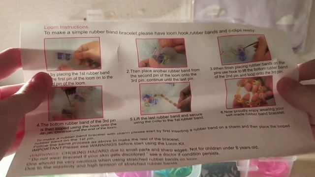 Обзор моего нового набора для плетения смотреть онлайн