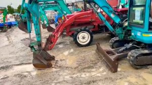 Куплен в Японии экскаватор Кубота u35-3s . Гидролиния . Кондиционер. Цена брони 1.850