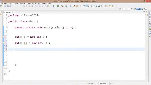 java | arrays in java part- 2: 1-D array declaration,creation and initialization смотреть онлайн
