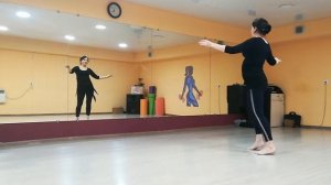 Восточные танцы. Ритм саиди. Танцевальная связка с разбором.
