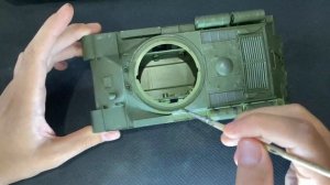 Покраска модели Звезда танк ИС-2 БОЕВЫЕ ДРУЗЬЯ