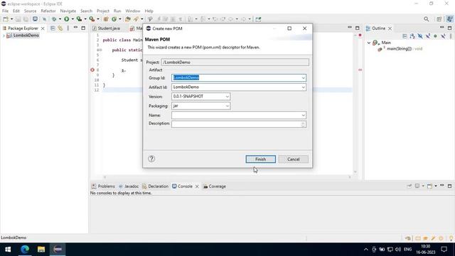 Generate Java code by installing Lombok in Eclipse. смотреть онлайн