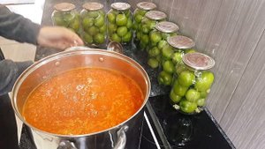 111. Зеленые Помидоры в Томате на Зиму (Консервация)