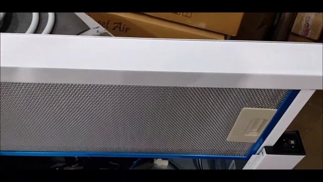 Телескопическая вытяжка Белое стекло Luxor Fantom 2 M 1000 m3 LED на 2 мотора и 3 скорости смотреть онлайн