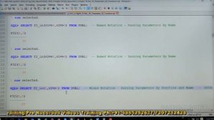 OracleTutorial || onlinetraining|| pl/sql ||Parameters Part-3 by Basha