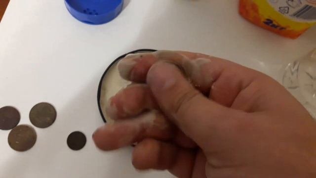 чистка монет самым простым способом