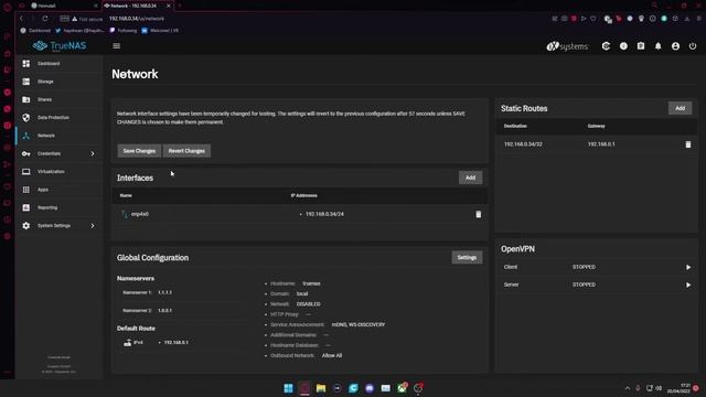 Truenas Scale - How to set up a network Bridge смотреть онлайн