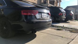 Audi A5 B8.5 Catless Downpipe and resonator delete