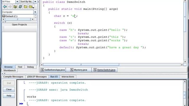 Java Basics - Switch смотреть онлайн