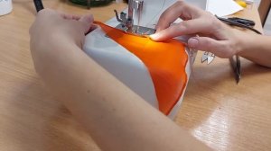 Московский шов / на тонких тканях / как обработать край изделия и угол московским швом