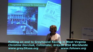 FOHO WV - Stop Greyhound Racing, Grey2K USA Worldwide