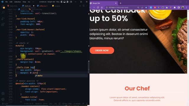 Responsive Food Website With NPM Package Manager | HTML, CSS & JavaScript