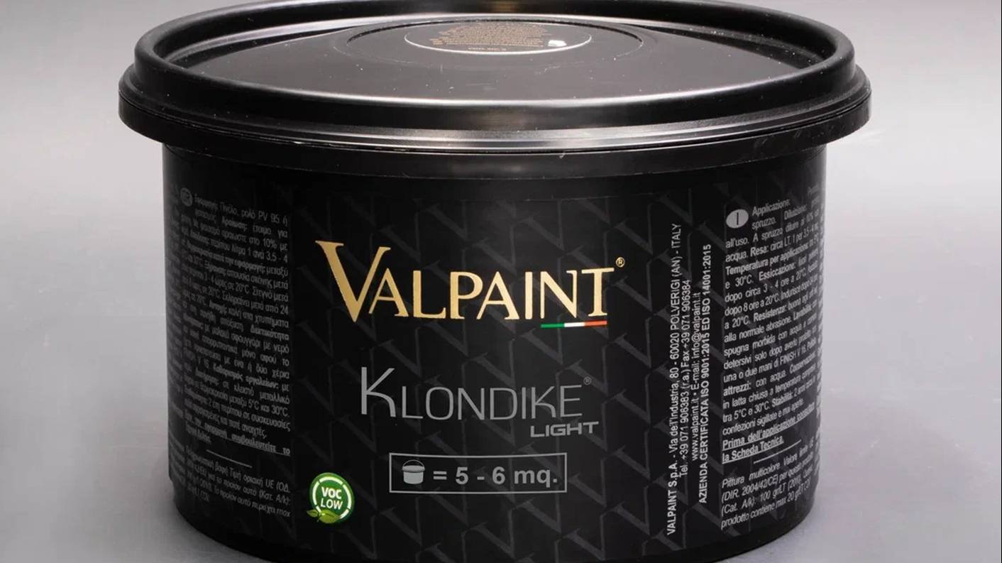 VALPAINT KLONDIKE LIGHT декоративная краска. Инструкция по нанесению