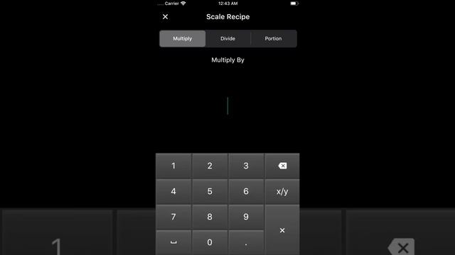 Kitchen Calculator and Recipe Converter App Preview, version 5.0 смотреть онлайн