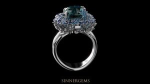 Кольцо - подвеска. Турмалин. Варианты цветовых сочетаний.