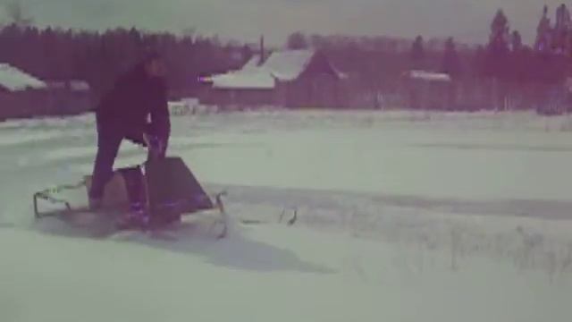 самодельный снегоход проба смотреть онлайн
