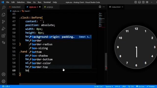 Make Analogue Clock With HTML,CSS,JAVA.. смотреть онлайн