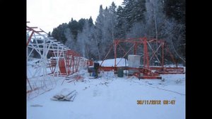 Монтаж вышки сотовой связи # 1