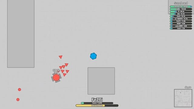 Diepio New UPDATE !! Defender Boss Vs Base Drone ( Diep Fun FT Wormateio ) смотреть онлайн