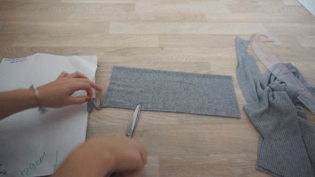 Шью пуловер с горловиной-стойка и спущенным плечом/Как сшить быстро пуловер