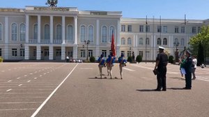 Видео 1. Торжественный марш. Знамённая группа