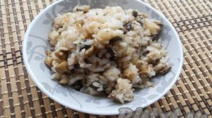 Пирожки с грибами и рисом