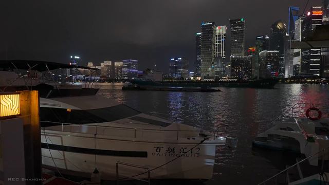 [4K HDR] Shanghai Walk 🌃 Second weekend night after lockdown is lifted 🌃 North Bund смотреть онлайн