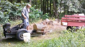 Final Cleanup - Widowmaker Silver Maple - Acer Saccharinum - Splitting, Cutting, Dragging -