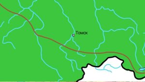 История Томска на карте
