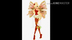 Winx Club- All Diaspro Transformations (Up To Onyrix)